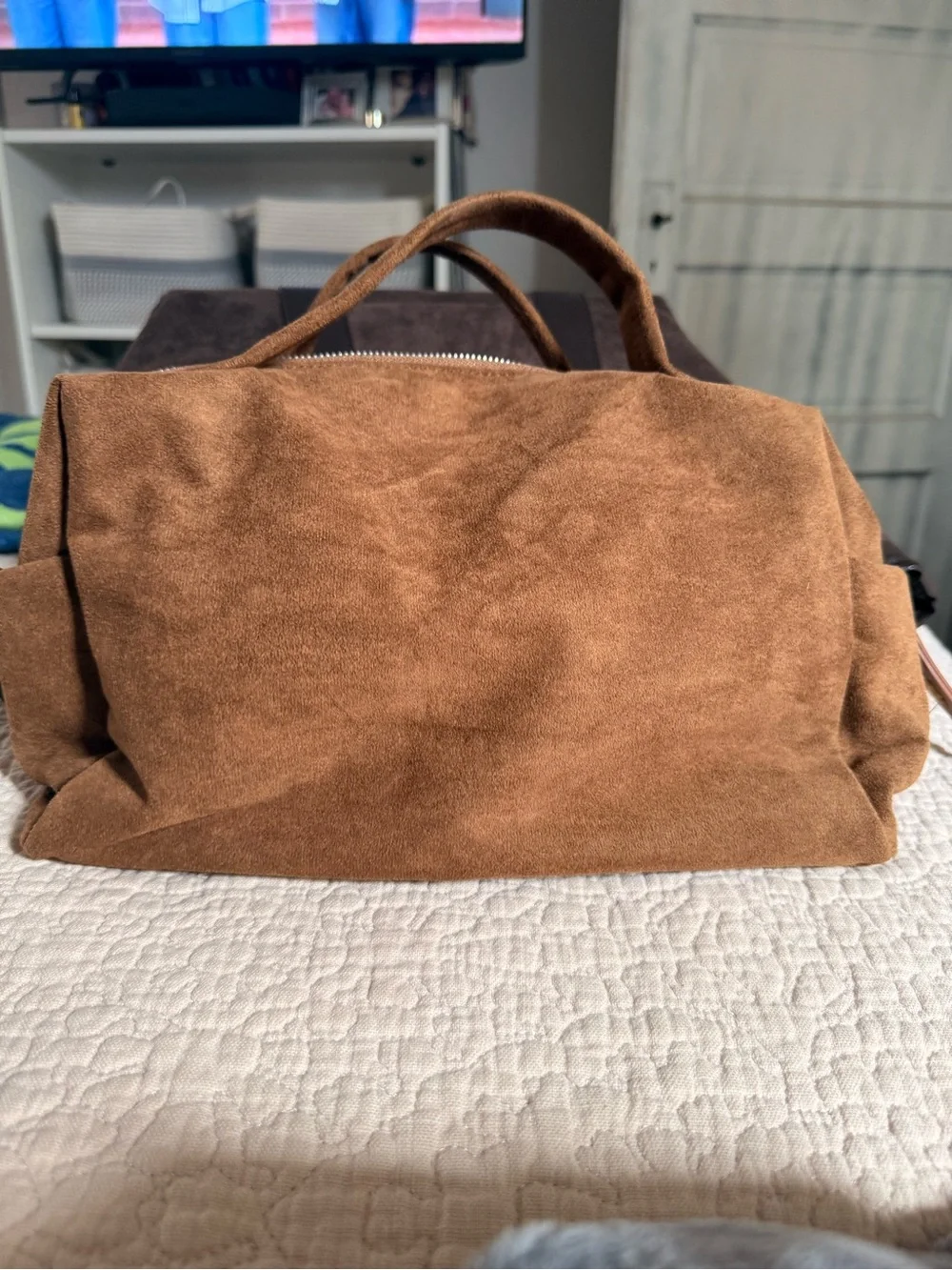 ‘Boston’ style top handle satchel